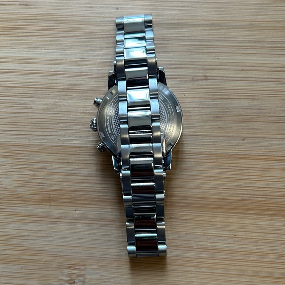 S Coifman MoonPhase Watch With 32mm White Perl Face & Silver Bracelet - Picture 2 of 6